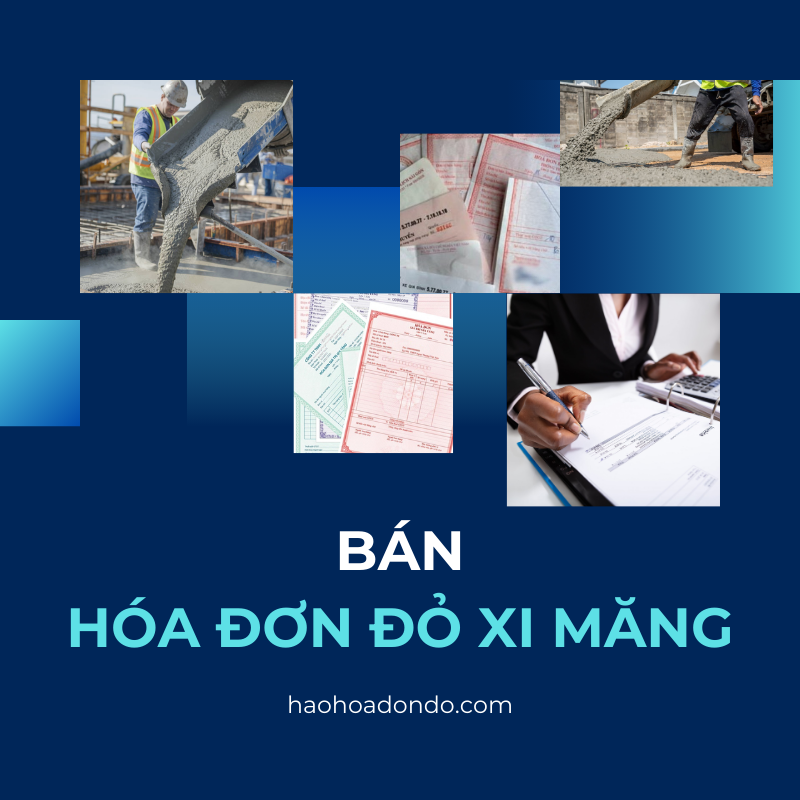 Bán hóa đơn đỏ xi măng