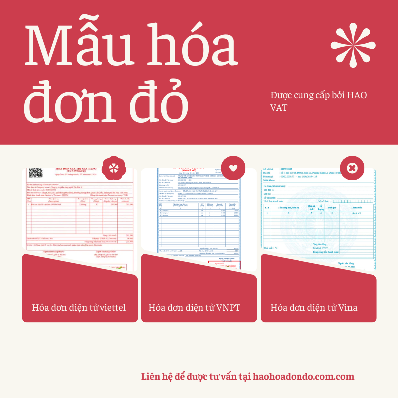 Bán hóa đơn đỏ tại hà nội an toàn không lo đào lửa