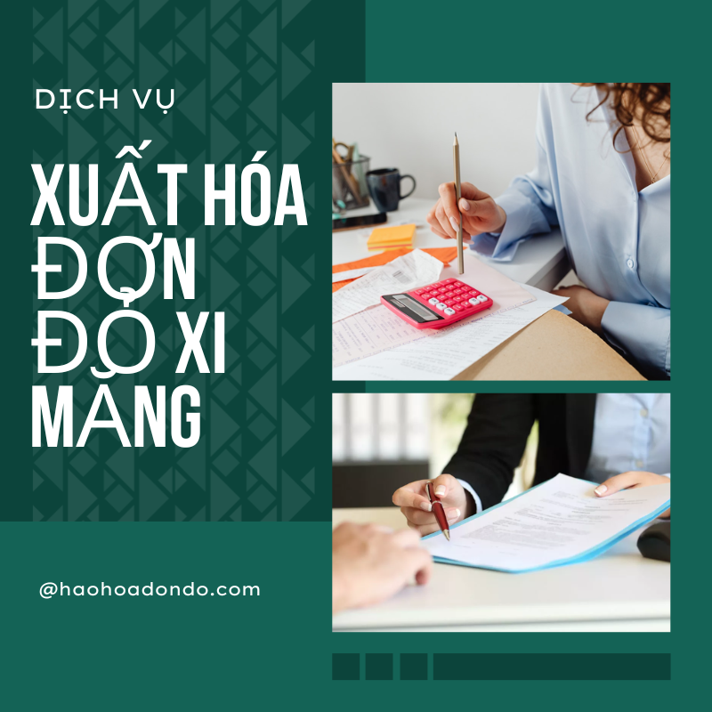 Bán hóa đơn đỏ xi măng
