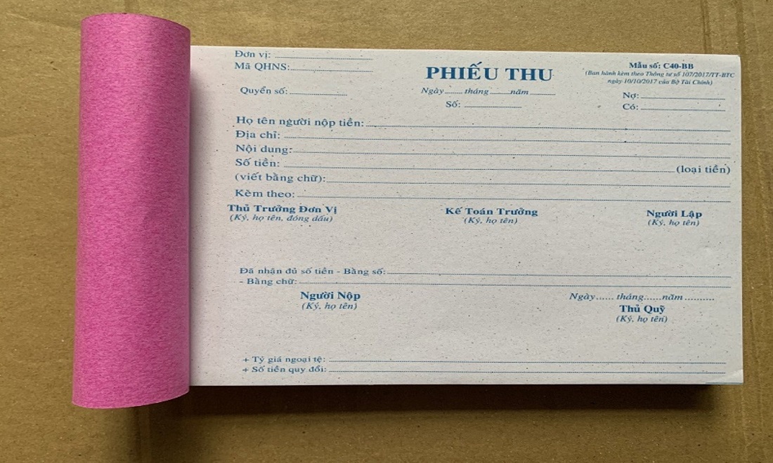 Doanh nghiệp cần chuẩn bị đầy đủ phiếu thu - chi để hạch toán hóa đơn trực tiếp 